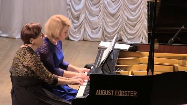 Ottorino Respighi - Ancient Airs and Dances, Suite No. 1 Piano 4 hands Piano duo Borysenko-Fandeev смотреть онлайн