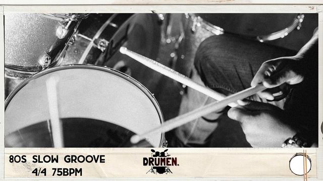 80s Slow Groove | 4/4 | 75 bpm | Drum Loop смотреть онлайн