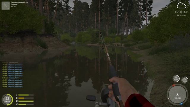 Сегодня ловим голавля на Вьюнке [Русская Рыбалка 4] смотреть онлайн