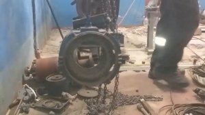 Сколько медь в электродвигателе весом 130 кг, вытаскиваем медь.