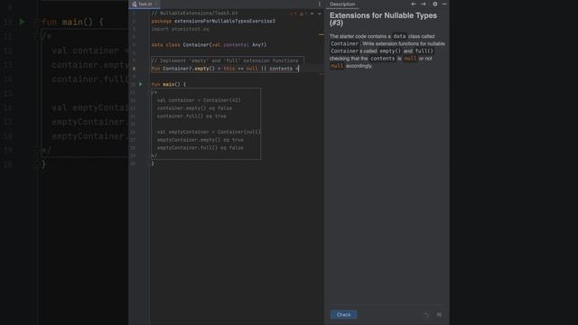 Kotlin - Extension for Nullable Types Programming empty full смотреть онлайн