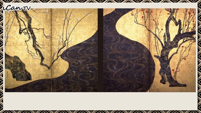 琳派の傑作「紅白梅図屏風」尾形光琳でAha体験【iCanTV】 смотреть онлайн