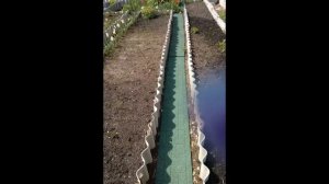 дорожка резиновая gummi для дачи, сада огорода. рулоны между грядок и в теплицах.