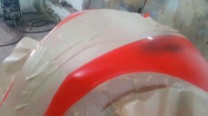 honda cbr f 4 | покраска в цвет ферарри.