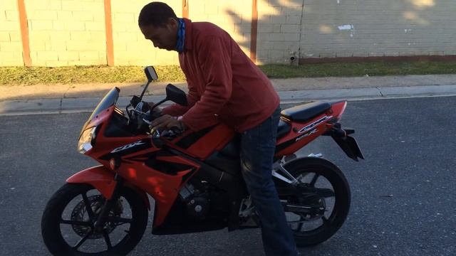 CBR 125 CC Burnout Fail смотреть онлайн