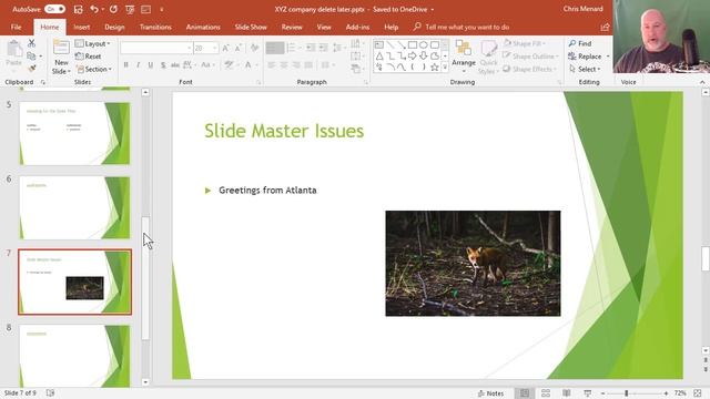 Fix Exceptions to the slide master in PowerPoint and reset layouts by Chris Menard смотреть онлайн