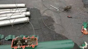 Ремонт мачты-телескоп от советской радиостанции Р-140