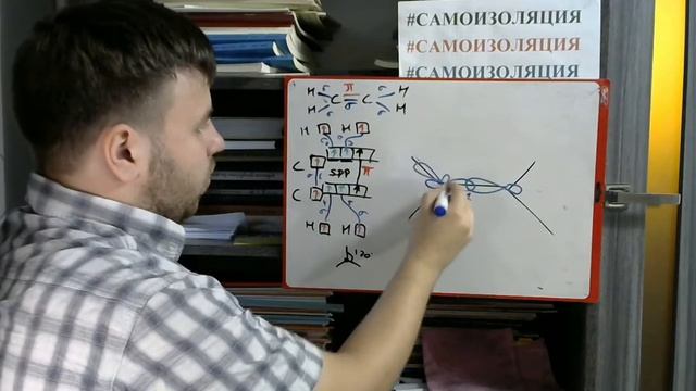 Состояние атома углерода в органических соединениях. Явления гибридизации и сопряжения. смотреть онлайн