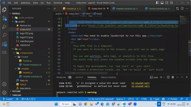 Part 7 Adding Bootstrap to React | Bootstrap 5.X | React CSS Tutorial смотреть онлайн