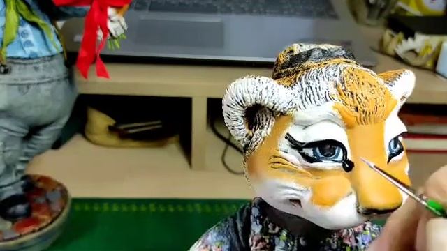 Тигруля Японочка. Урок номер 4. Роспись глаз. Рождение .... смотреть онлайн