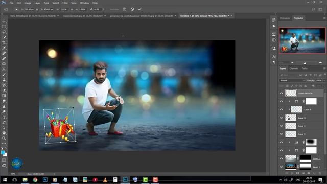 HAPPY DIWALI POSTER DESIGN IN PHOTOSHOP CC DIWALI SPECIAL EDITING TUTORIAL 2017 смотреть онлайн