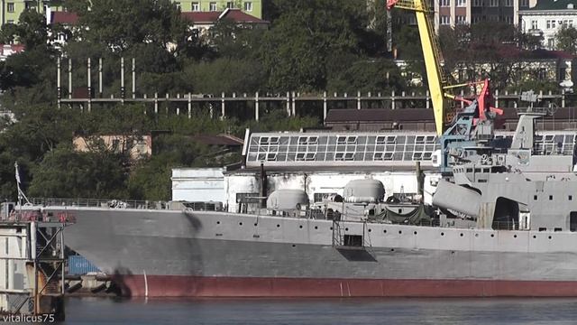 БПК "Маршал Шапошников" в ремонте Владивосток 2016 Marshal Shaposhnikov смотреть онлайн