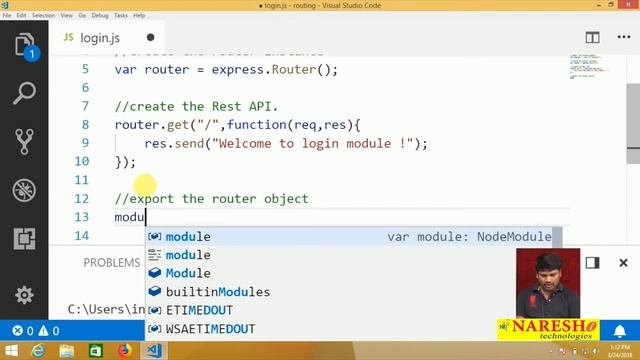NodeJS Tutorial | Routing in Node.JS | Node JS Tutorials for Beginners смотреть онлайн