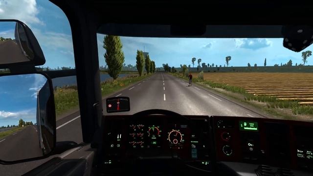 ETS2 - Grand Utopia Map - Scania V8 164L Low Deck(4-series) - V8 Open Pipe Sound with Manual Gearbo смотреть онлайн
