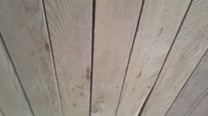 Черновой пол спустя 2.5года, при утеплении пеноплексом между лагами.