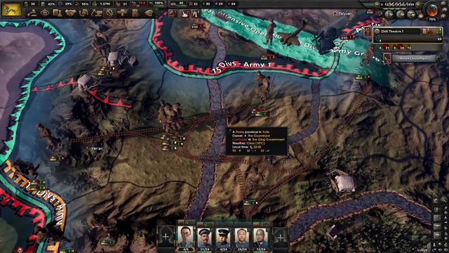 Hearts of Iron IV: Kaiserreich The Qing Empire Playthrough Episode 6 The Reclamation War Begining смотреть онлайн