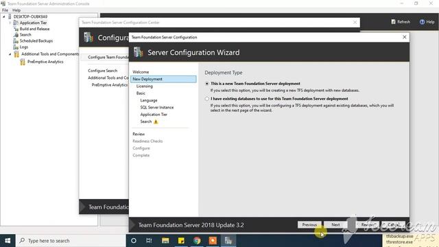 How to start TFS 2018 configuration after fresh installation смотреть онлайн