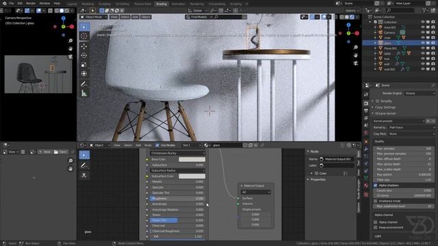 converting cycles scene to octane | switch between cycles and octane | blender 2.82 смотреть онлайн