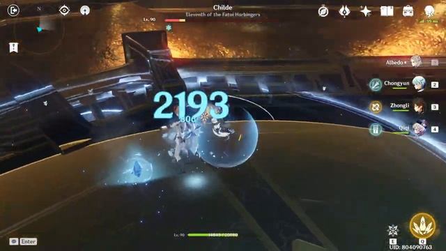 2.3 Evil Hellborne Corrupted Cryo Khoi Albedo vs Childe | Genshin Impact смотреть онлайн