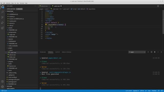 Nuxtjs Router смотреть онлайн