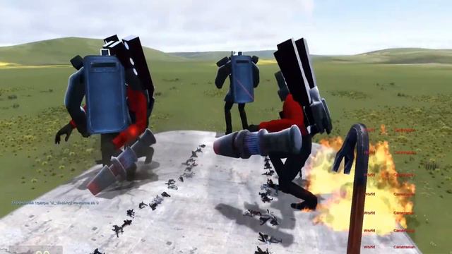 NEW MECHA SPEAKER MAN BOSS VS SKIBIDI DOM DOM TOILETS In Garry's Mod! смотреть онлайн