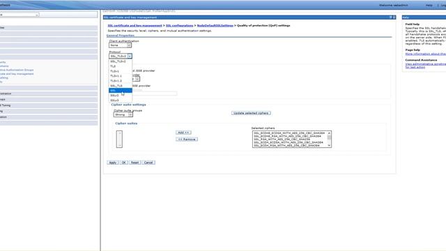 IBM websphere application Apply TLS 1.2 смотреть онлайн