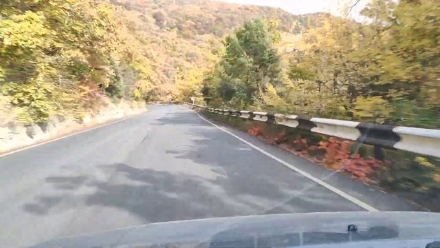 Осенняя дорога через перевал Байдарские ворота или просто Байдарский перевал смотреть онлайн