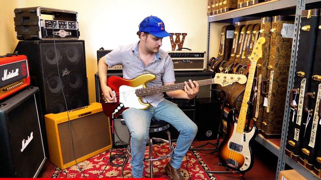 Bass Guitar Fender Custom Shop Jason Smith Masterbuilt Jazz Bass demo смотреть онлайн