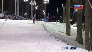 Олимпийские Игры 2014. Биатлон. Гонка преследования. Мужчины.