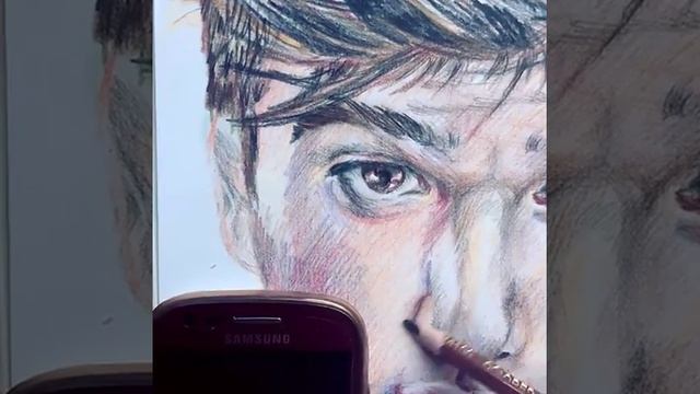 Владислав Рамм(портрет цветными карандашами) смотреть онлайн