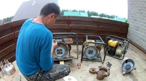 Бурение скважин на воду / Обслуживание бензиновой мотопомпы Lifan, Champion / Замена сальника