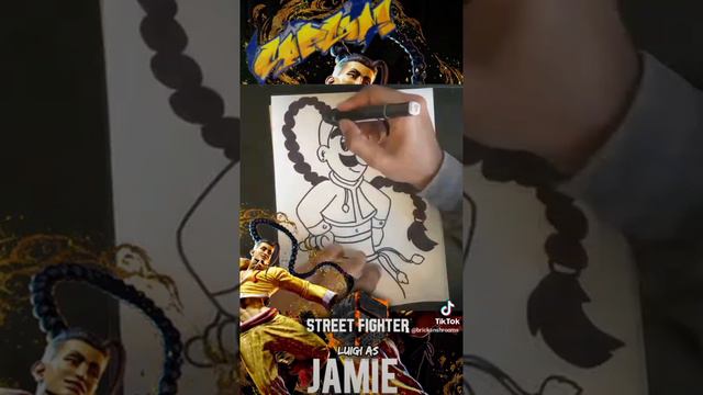 Luigi as Jamie Street Fighter 6 смотреть онлайн