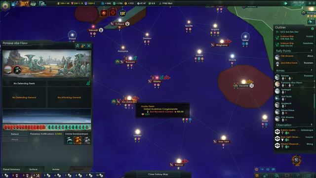 Stellaris: Kennedy + Leviathans - Alari Imperium - 54 смотреть онлайн