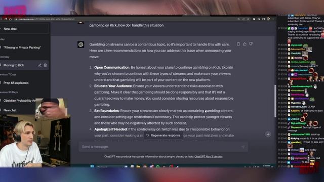 xQc Leaks his Entire ChatGPT History смотреть онлайн