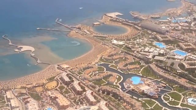 Landing In Hurghada : ПОСАДКА В АЭРОПОРТУ ХУРГАДЫ : تهبط في مطار الغردقة