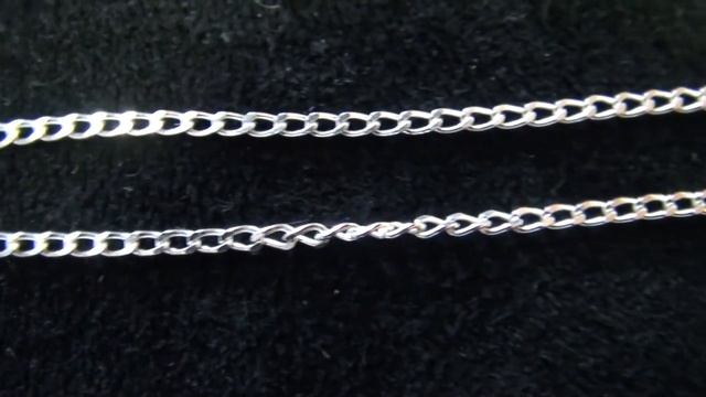 Серебряная цепь ромб одинарный смотреть онлайн