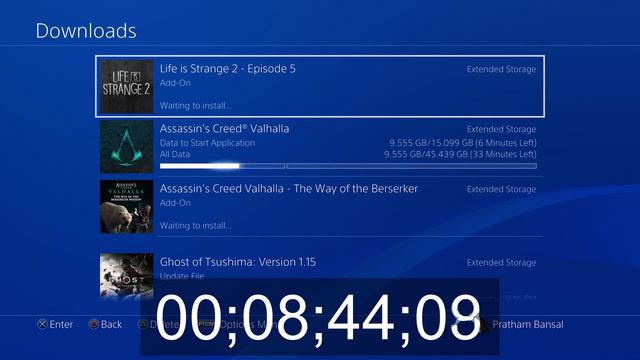 Downloading Assassin's Creed Valhalla at 200Mbps on PS4 Pro (Tata Sky Fiber Optics Internet) смотреть онлайн