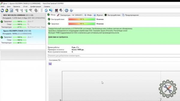SSD M.2 накопитель APAСER AS2280P4, обзор, тест скорости, как установить, достоинства / недостатки.