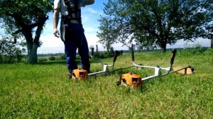 Stihl fs 450.Техника кошения.