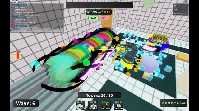 Can 30 Smashers kill a Dev Cube? (and other funny moments) - Geometry Defense Roblox смотреть онлайн