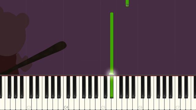 Piggy Roblox - Pony Theme - VERY EASY Piano tutorial смотреть онлайн