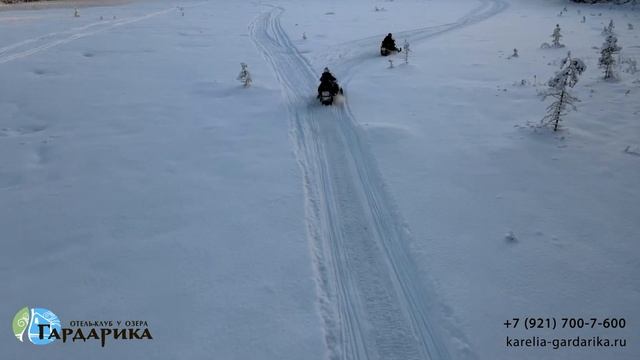 Снегоходы в Карелии смотреть онлайн
