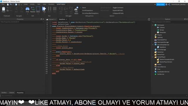 How to make a Data Store in Roblox Studio смотреть онлайн