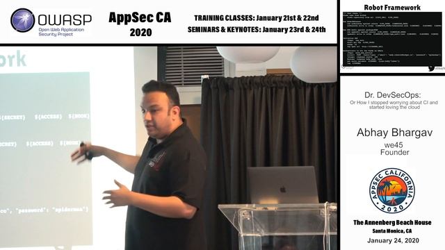 Dr. DevSecOps: Or How I stopped worrying about CI and started loving the cloud - Abhay Bhargav смотреть онлайн