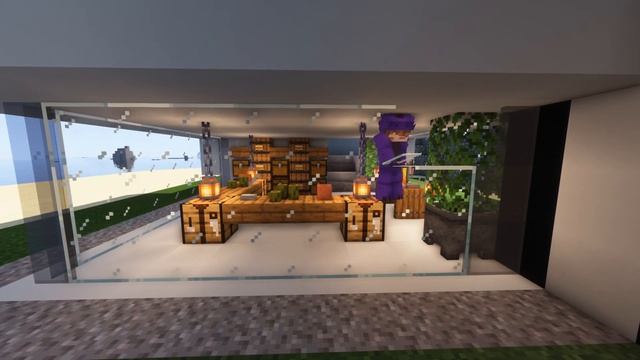 Как построить большой ХАЙ-ТЕК ДОМ в Майнкрафт!