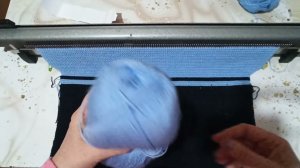 Вязание на аппарате Меда (аналог Буковины). Джемпер начало.