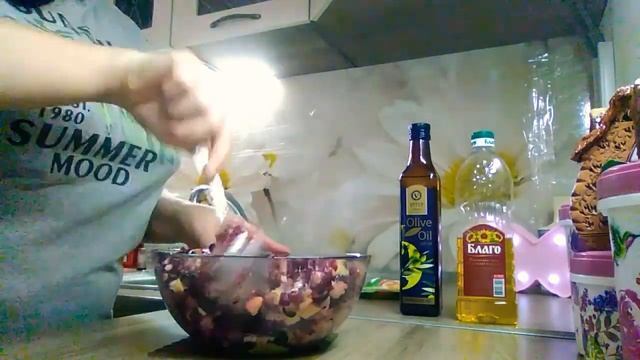 ВИНЕГРЕТ С ФАСОЛЬЮ И МАСЛИНАМИ ? / Эксперимент ?
