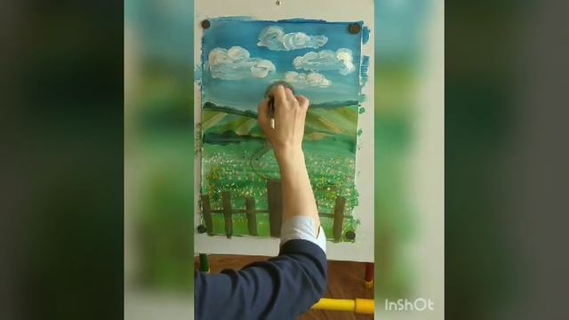 Мастер-класс "Поэтапное рисование кота", гуашь( преподаватель Гусева Л.П.) смотреть онлайн
