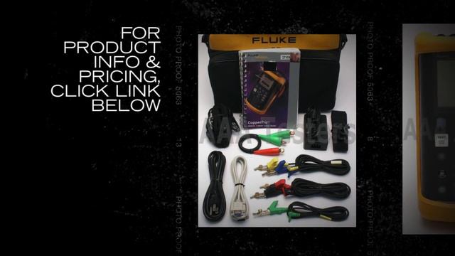 Fluke Networks 990DSL CopperPro Loop Tester w/ WB TDR Option смотреть онлайн