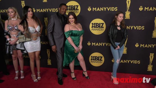 Natasha Nice 2022 XBIZ Awards Red Carpet Fashion Broll